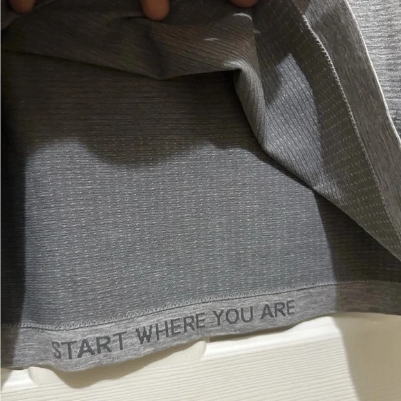 Lululemon Metal Vent Tech Polo Shirt Mens L Gray Black Golf Performance - Picture 8 of 9